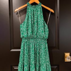 Green Floral Summer Dress